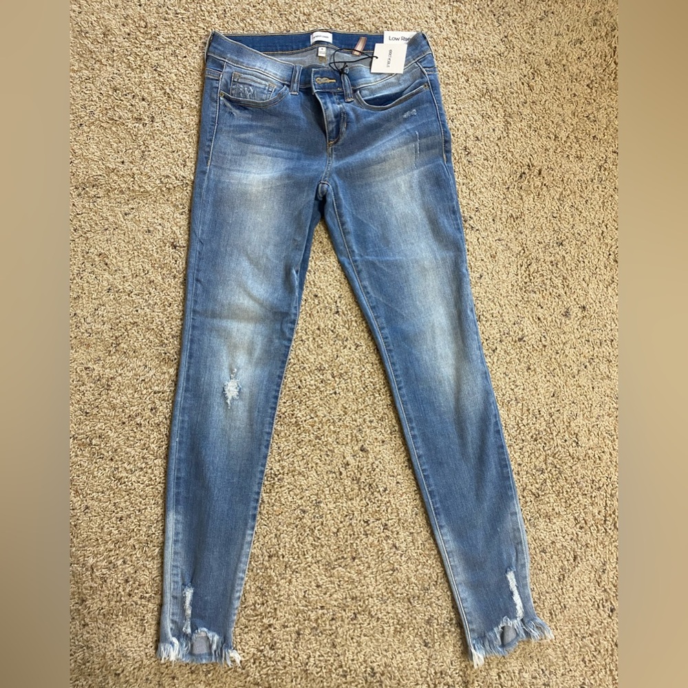 Brand new with tags, Sneak peek brand skinny distressed, low rise jeans.